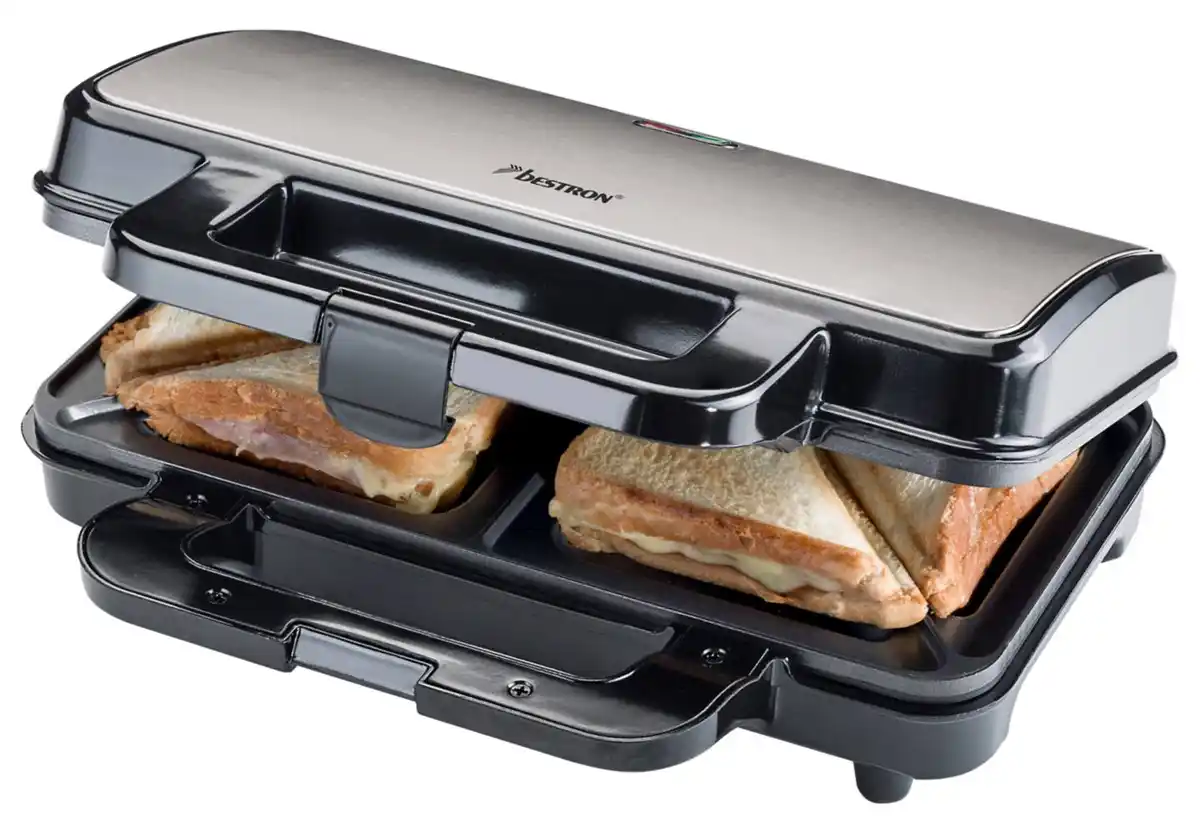 Bild 2 von BESTRON Sandwich-Toaster XL »ASM90XLEDS«