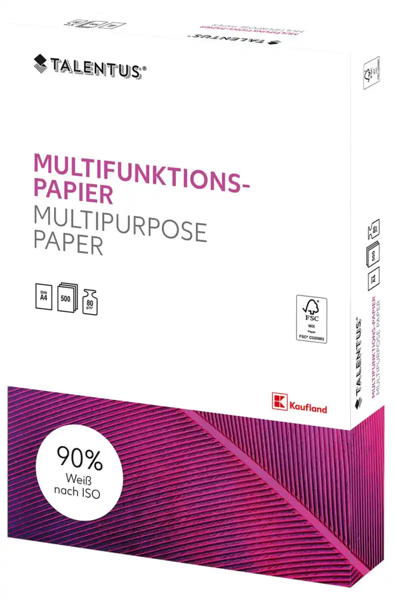 Bild 1 von TALENTUS® Multifunktionspapier DIN A4, 500-Blatt-Packg.