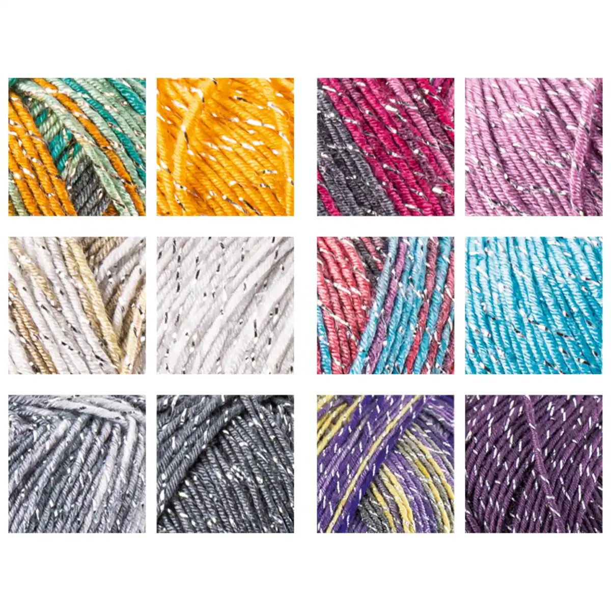 Bild 2 von Createlli Glitzer Sockenwolle "Galaxy"