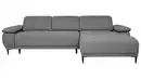 Bild 1 von Ecksofa grau 277 x 177 cm - Sitztiefenverstellung - FOCUS