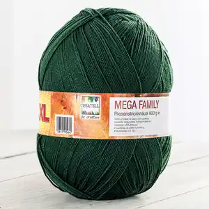 Createlli XXL-Riesen-Strickknäuel "Mega Family"