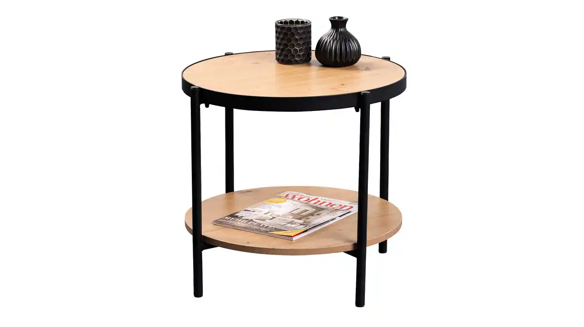 Bild 1 von Couchtisch rund Artisan Eiche 52 x 52 cm - PINA