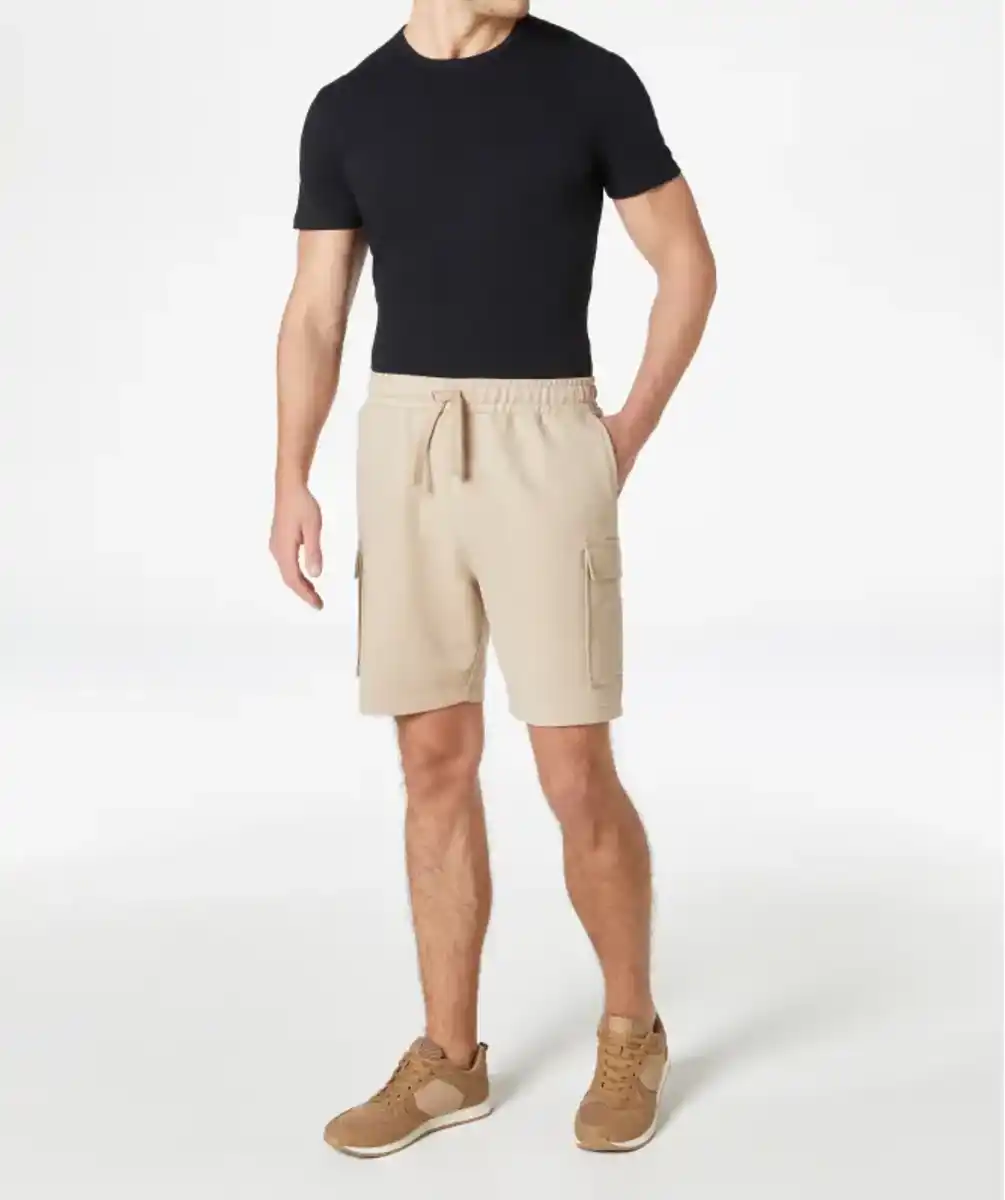 Bild 1 von Sweatshorts mit Cargotaschen, naturfarben