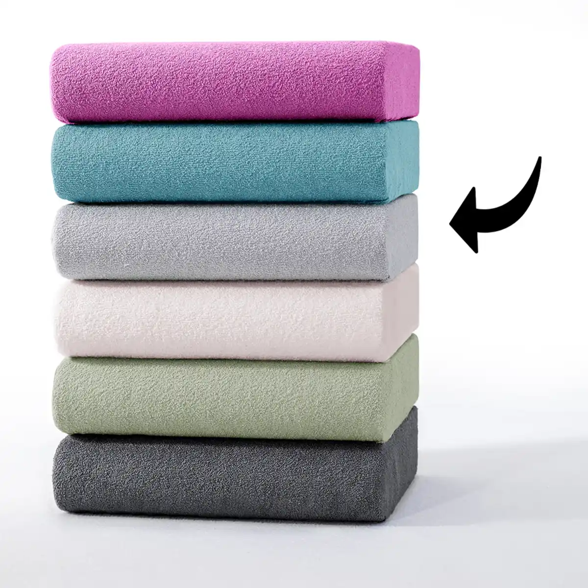 Bild 3 von Frottee-Spannbetttuch ca. 140-160x200+30 cm