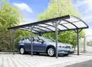 Bild 2 von Design Carport, Autoüberdachung Garage Unterstand, ca. 505 x 300 x 192/219 cm - Anthrazit