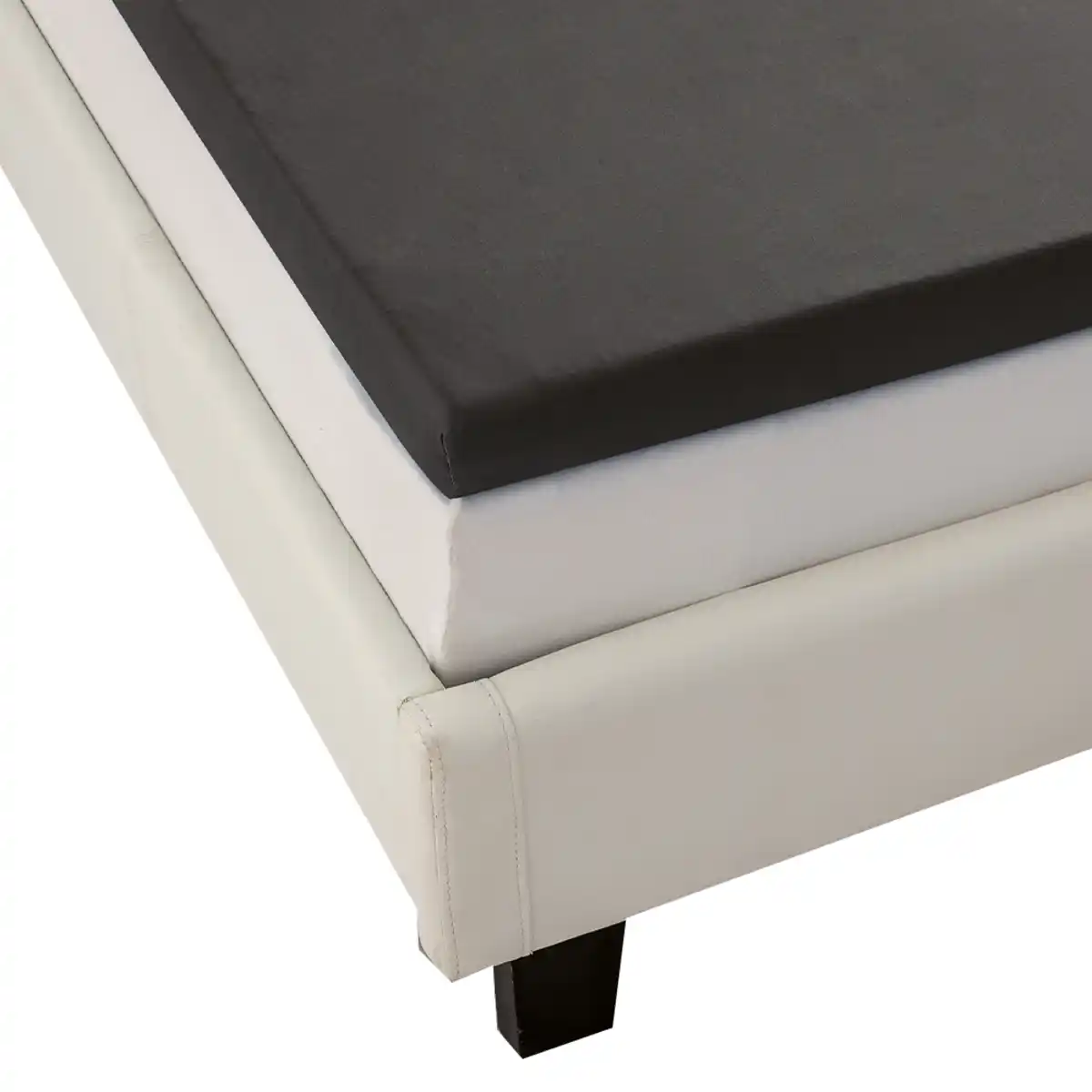 Bild 1 von Mikrofaser-Interlock Jersey-Topper-Spannbetttuch, ca. 90 - 100 x 200 cm 