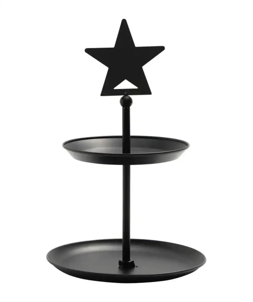 Bild 1 von Deko-Etagere Weihnachten, schwarz