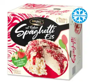 BRUNO GELATO Spaghetti Eis mit Sahne*