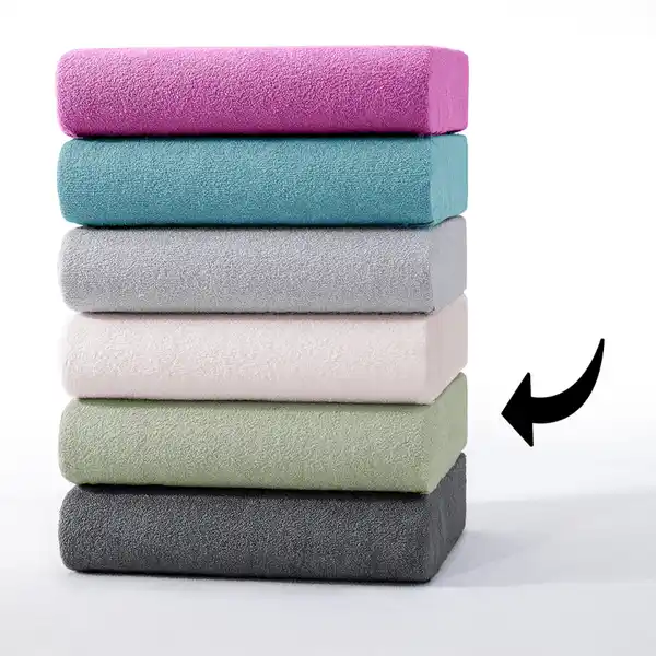 Bild 2 von Frottee-Spannbetttuch, ca. 90-100x200+30 cm