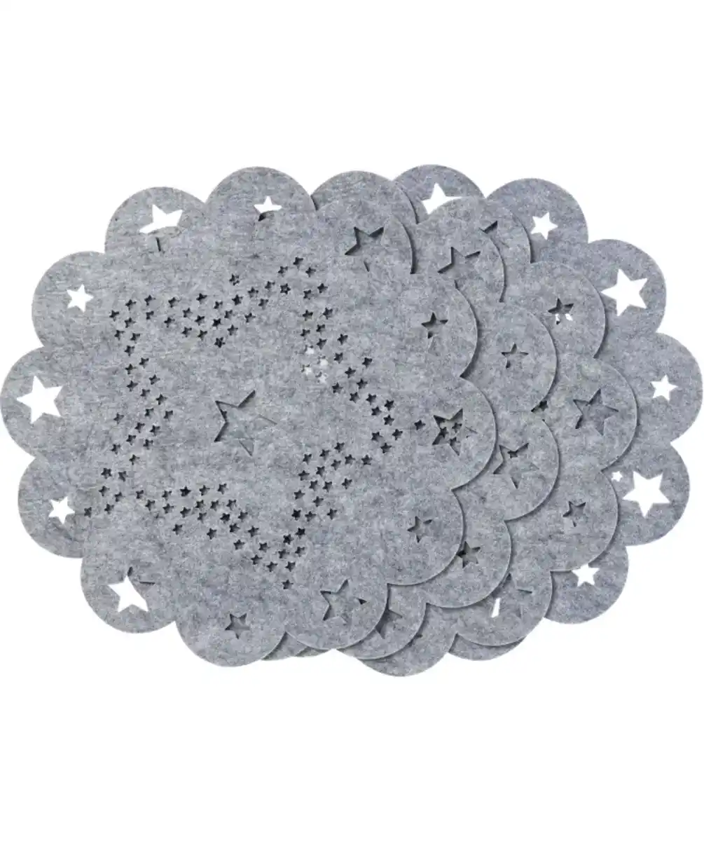 Bild 1 von Filz-Platzsets Weihnachten, grau