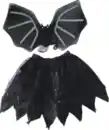 Bild 1 von Kinderkostüm Halloween, lila/schwarz