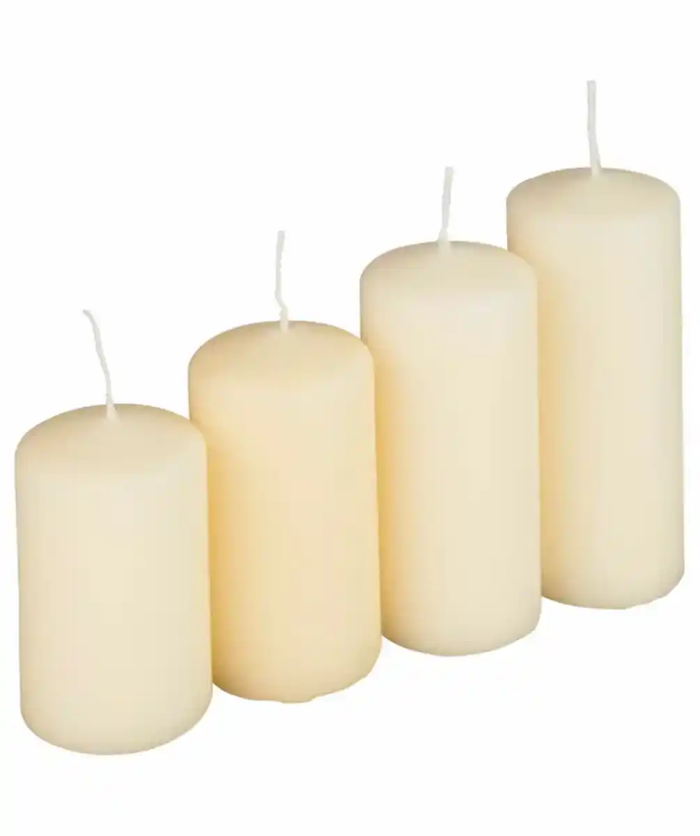Bild 1 von Stumpenkerzen Weihnachten, creme