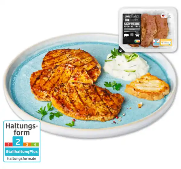 Bild 1 von GRILLPARTY Frische Schweine-Rückensteaks*