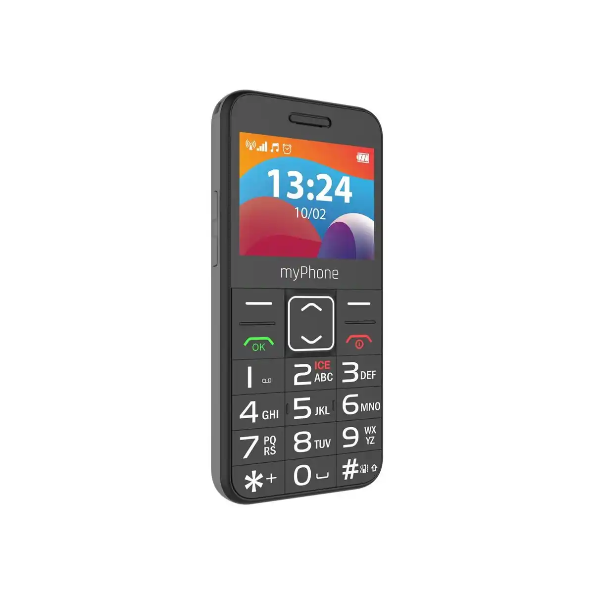 Bild 1 von Halo 3 LTE Mobiltelefon, 1400 mAh, 4G LTE, SOS-Taste und Taschenlampe Schwarz