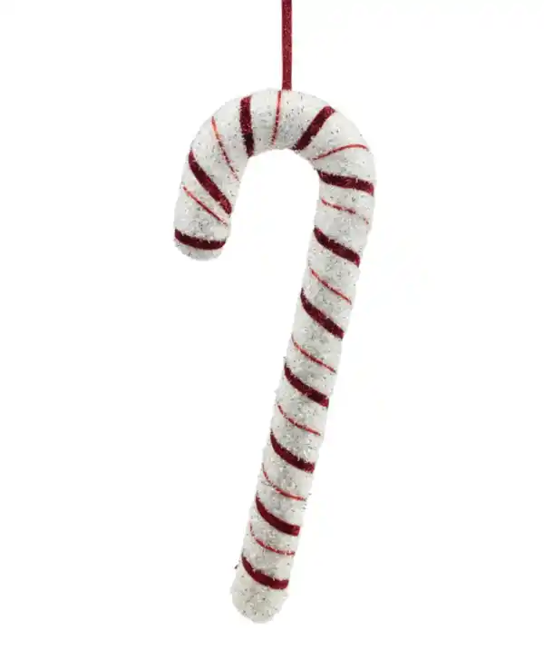 Bild 1 von Deko-Zuckerstange Weihnachten, weiß/rot