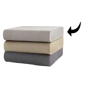 Topper-Jersey-Spannbetttuch - ca. 180 - 200 x 200 cm