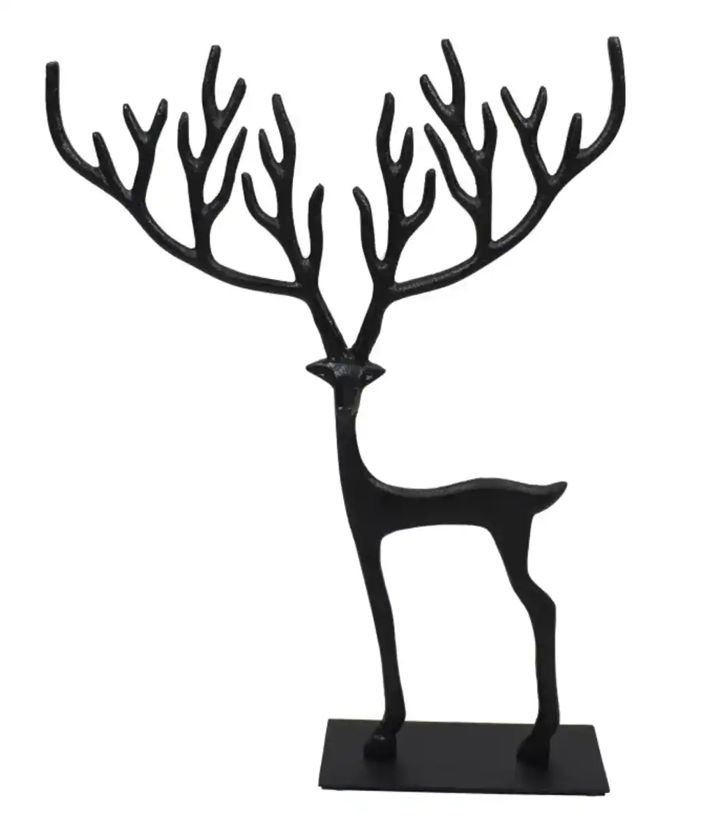 Bild 1 von Deko-Hirsch Weihnachten, schwarz