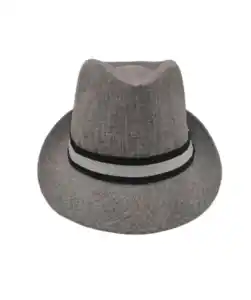 Hut im Fedora-Stil, grau