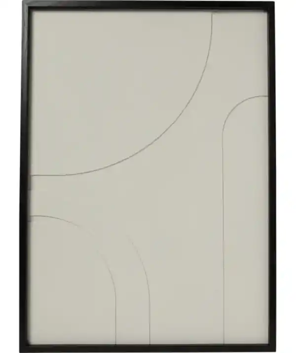 Bild 1 von Wandbild Zementoptik, schwarz