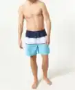 Bild 1 von Badeshorts mit Blockstreifen, dunkelblau