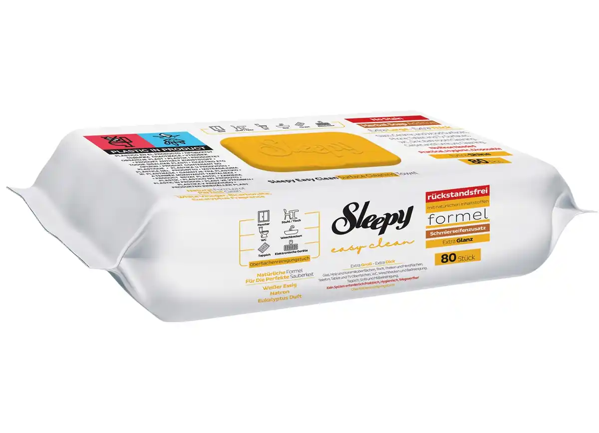 Bild 1 von Sleepy Easy Clean Feuchttücher gelb