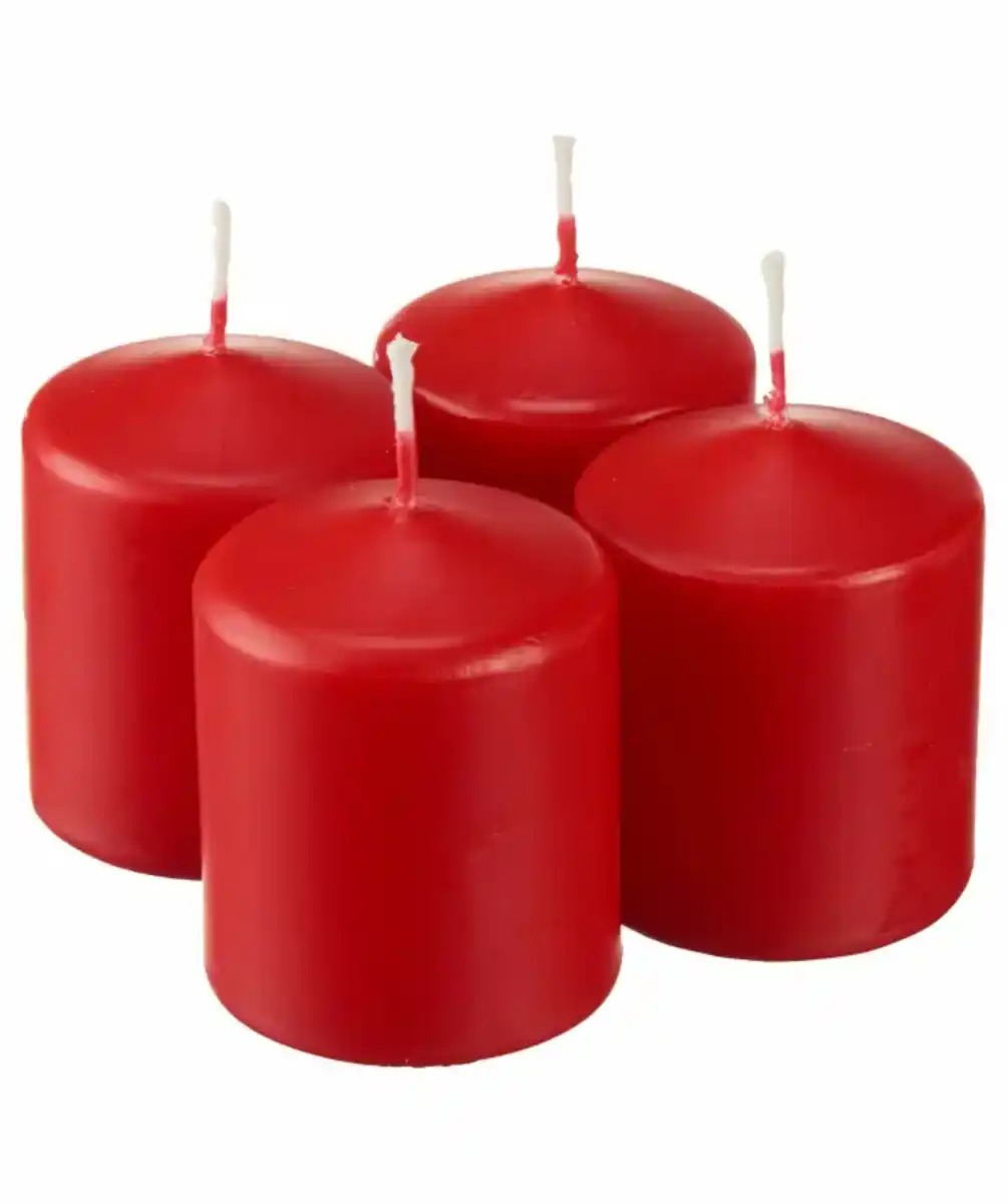 Bild 1 von Stumpenkerzen, rot