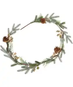 Deko-Girlande Weihnachten, grĂĽn