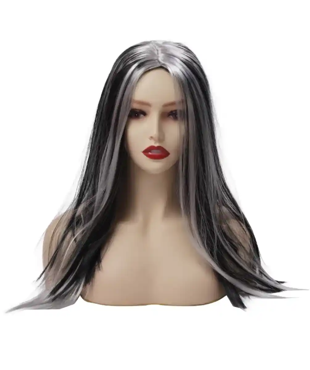 Bild 1 von Perücke Halloween, schwarz/weiß