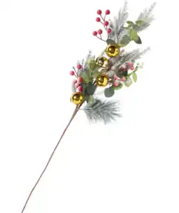 Kunstzweig Weihnachten, rot