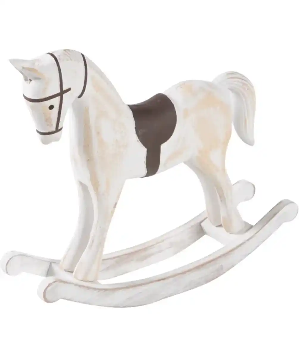 Bild 1 von Deko-Schaukelpferd Weihnachten, naturfarben