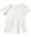 Bild 1 von Kleid mit Lochmuster, weiß
