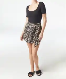 Skort Leo, Leopardendruck