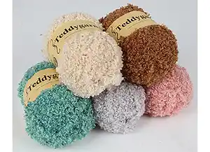 Teddygarn 100% Polyester