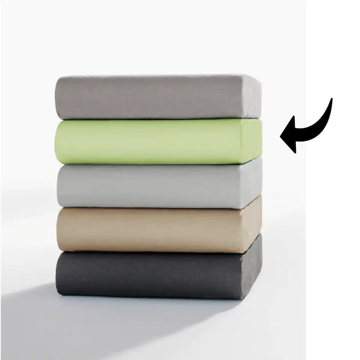 Bild 1 von Jersey Spannbetttuch für Topper + Boxspringbett