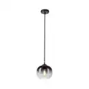 Bild 3 von Pendelleuchte ZEA, 1x E27/25 Watt max., Glas in Rauchfarben, Schwarz