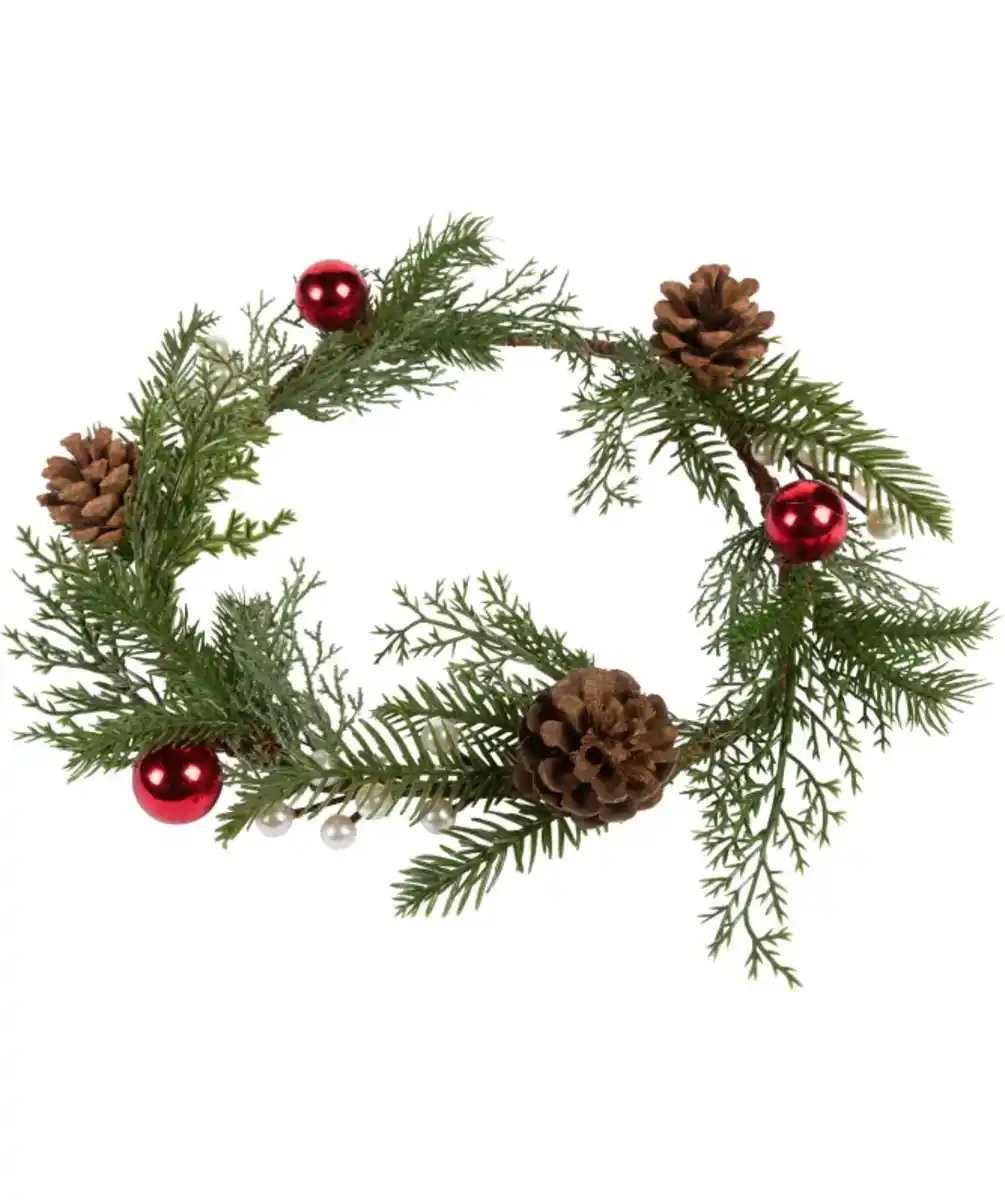 Bild 1 von Deko-Kranz Weihnachten, grün