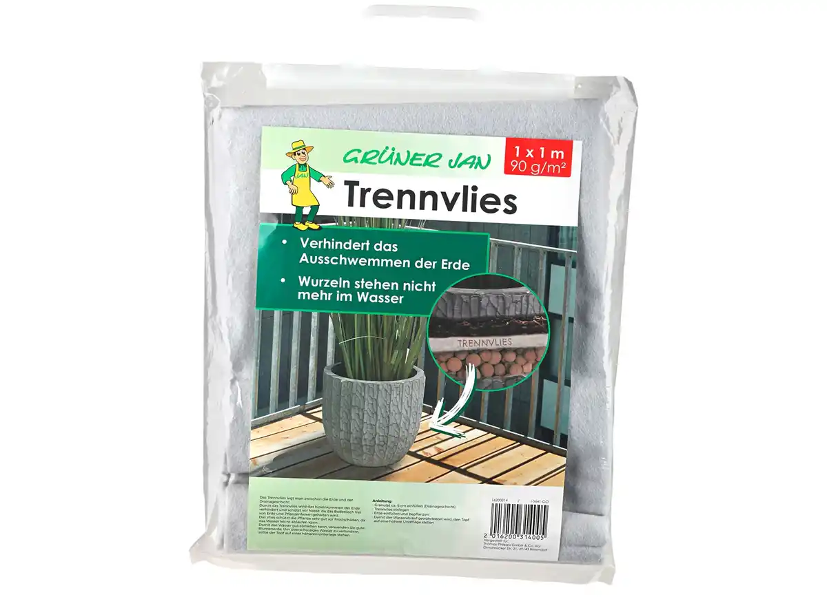 Bild 1 von Trennvlies verhindert das Auschwemmen der Erde