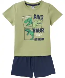 Kurzer Pyjama, hellgrün