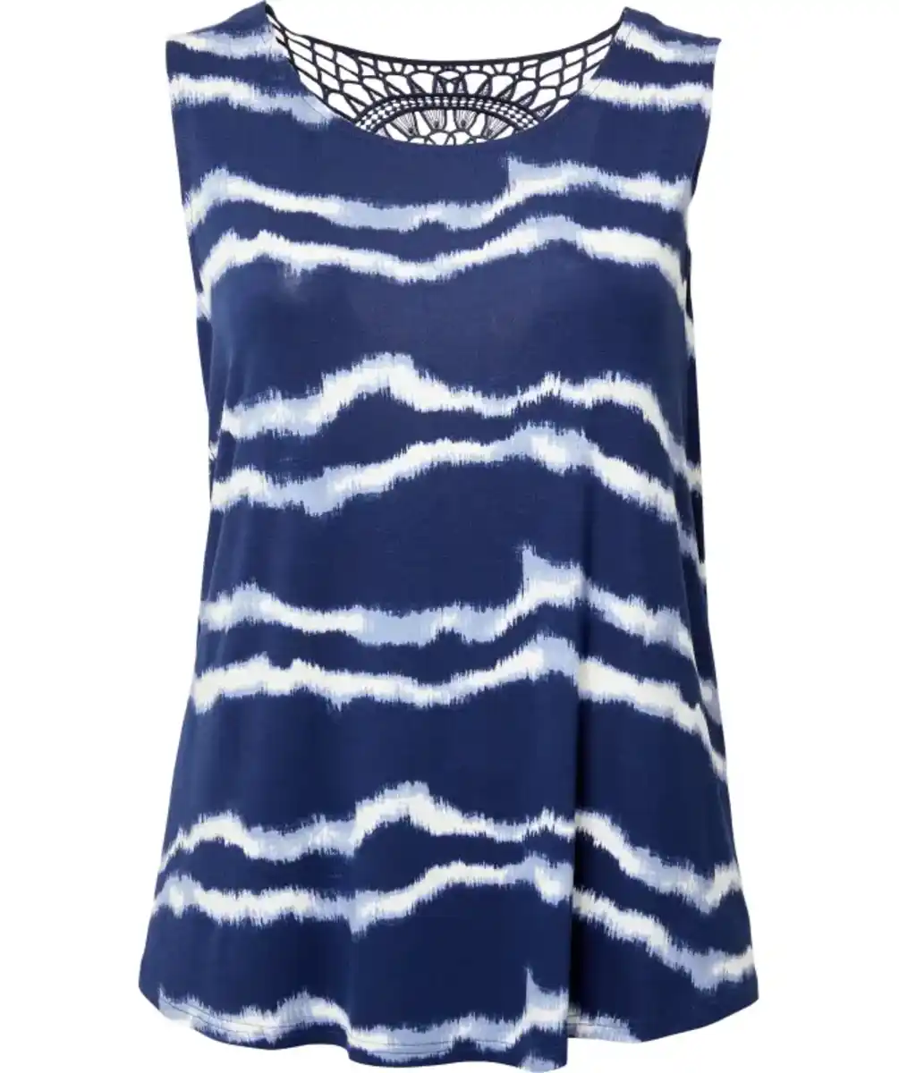 Bild 1 von Batik Tanktop, blau bedruckt