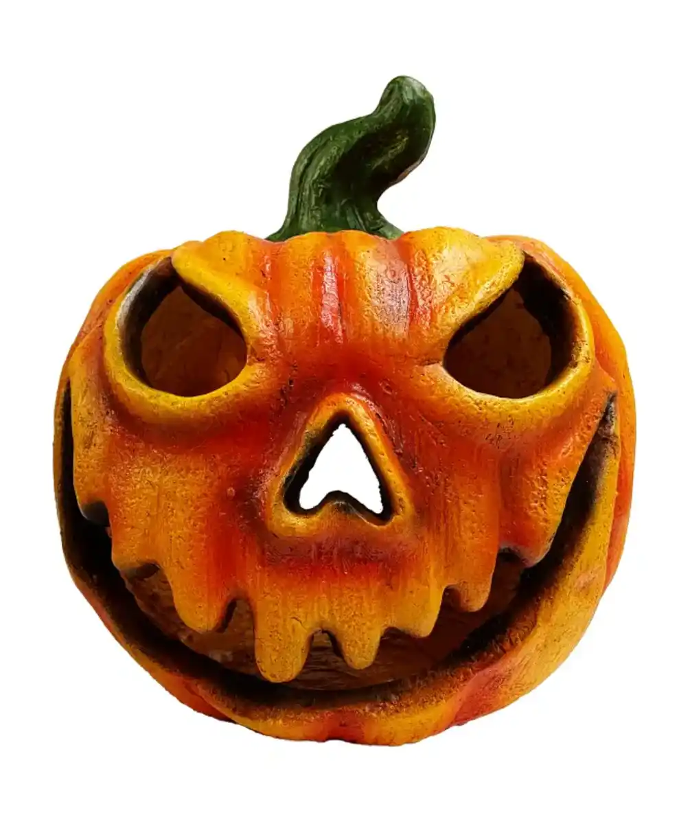 Bild 1 von Teelichthalter Kürbis, orange