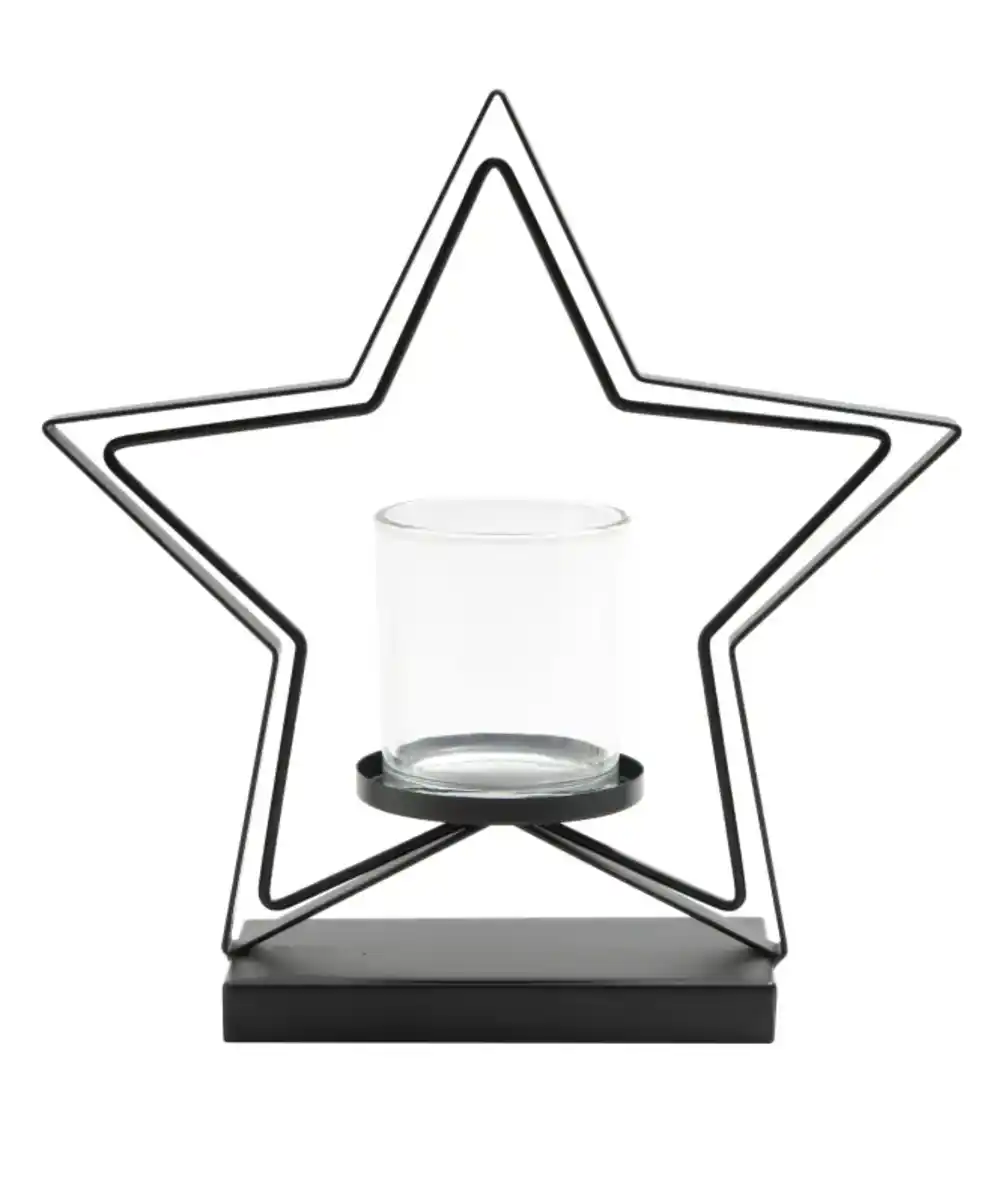 Bild 1 von Teelichthalter Weihnachten, schwarz