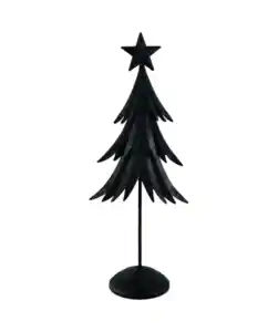 Deko-Tanne Weihnachten, schwarz