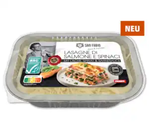 SAN FABIO Lachs-Spinat-Lasagne*