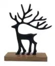 Bild 1 von Deko-Hirsch Weihnachten, schwarz matt
