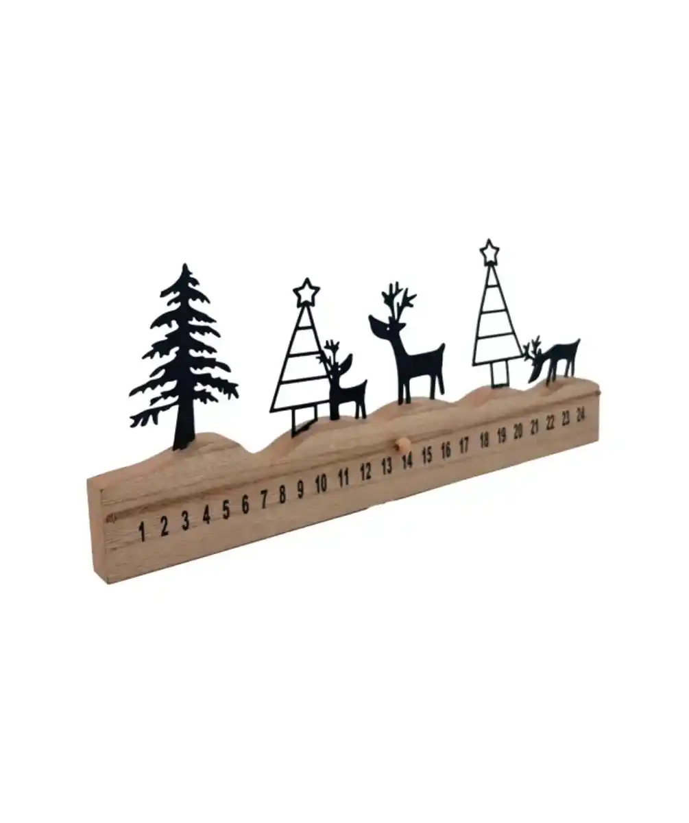 Bild 1 von Adventskalender mit Figuren, schwarz