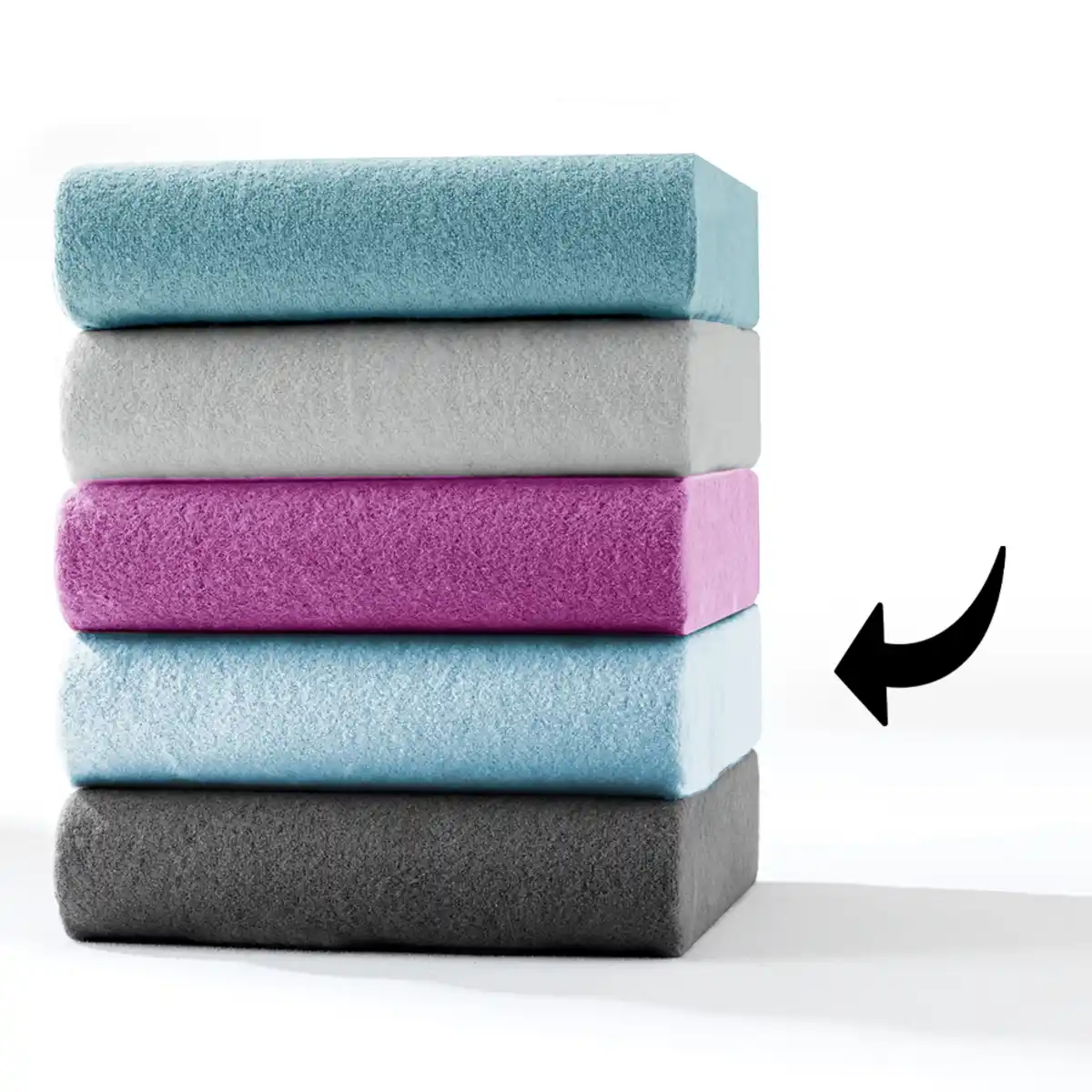 Bild 1 von Teddy-Flausch Spannbetttuch, ca. 180 - 200 x 200 cm