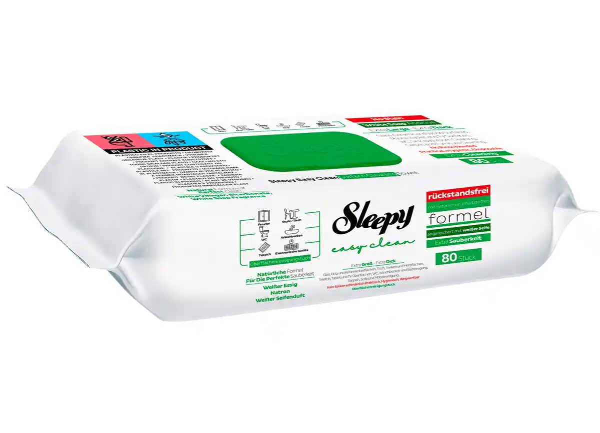 Bild 1 von Sleepy Easy Clean Feuchttücher grün