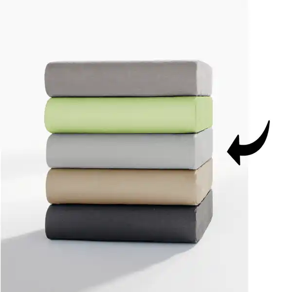 Bild 3 von Jersey Spannbetttuch für Topper + Boxspringbett