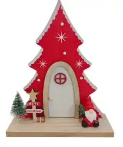Deko-Wichteltür, rot