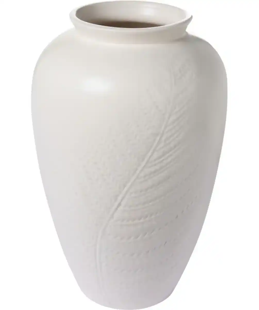 Bild 1 von Keramikvase mit Struktur, creme